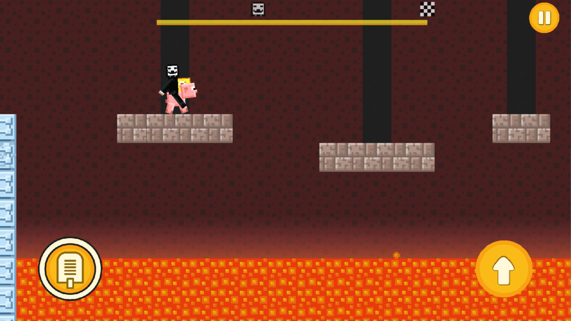 Noob and Herobrine vs Hacker: Adventure screenshot