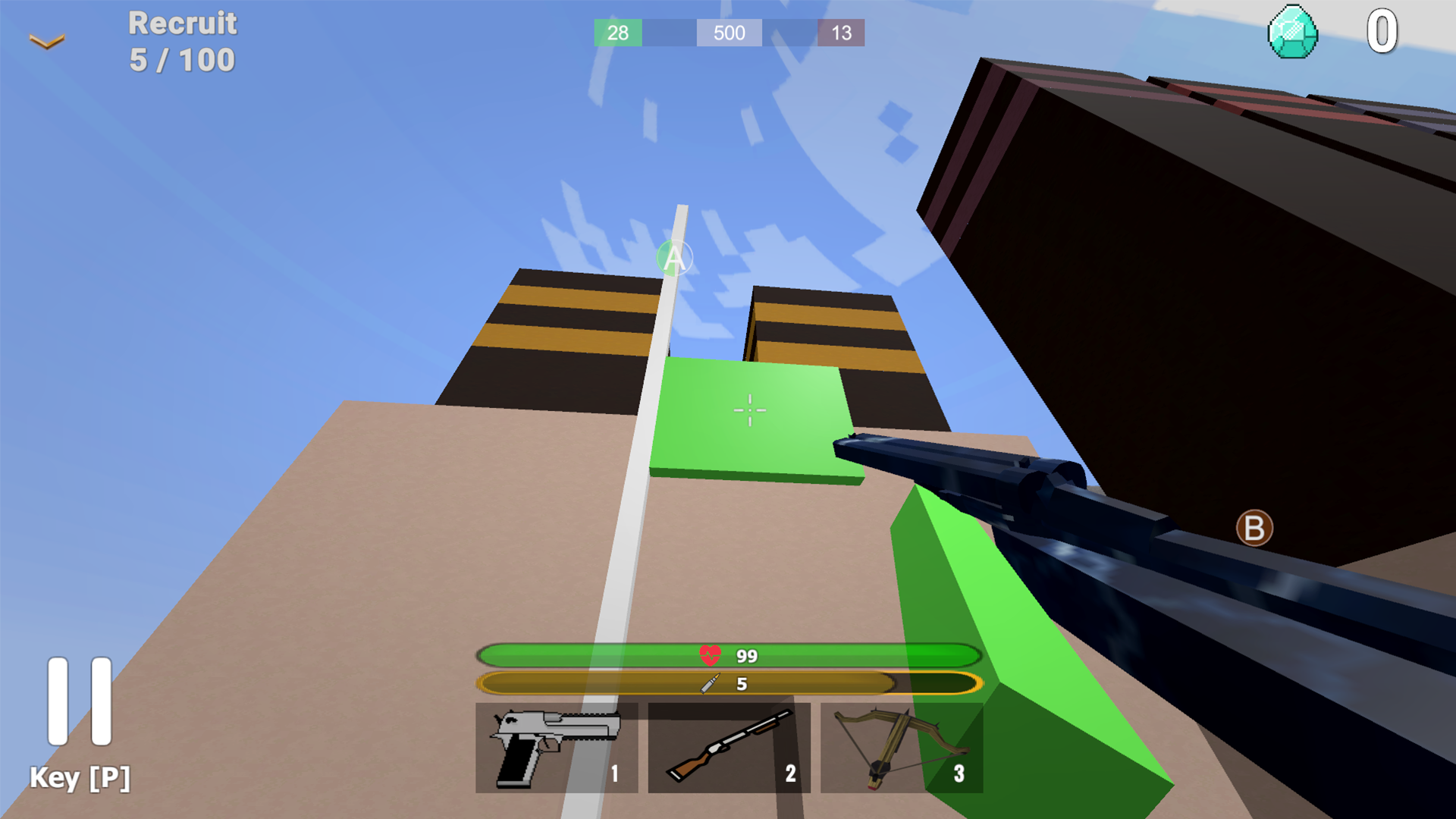 Deer VS Baldi: Front screenshot
