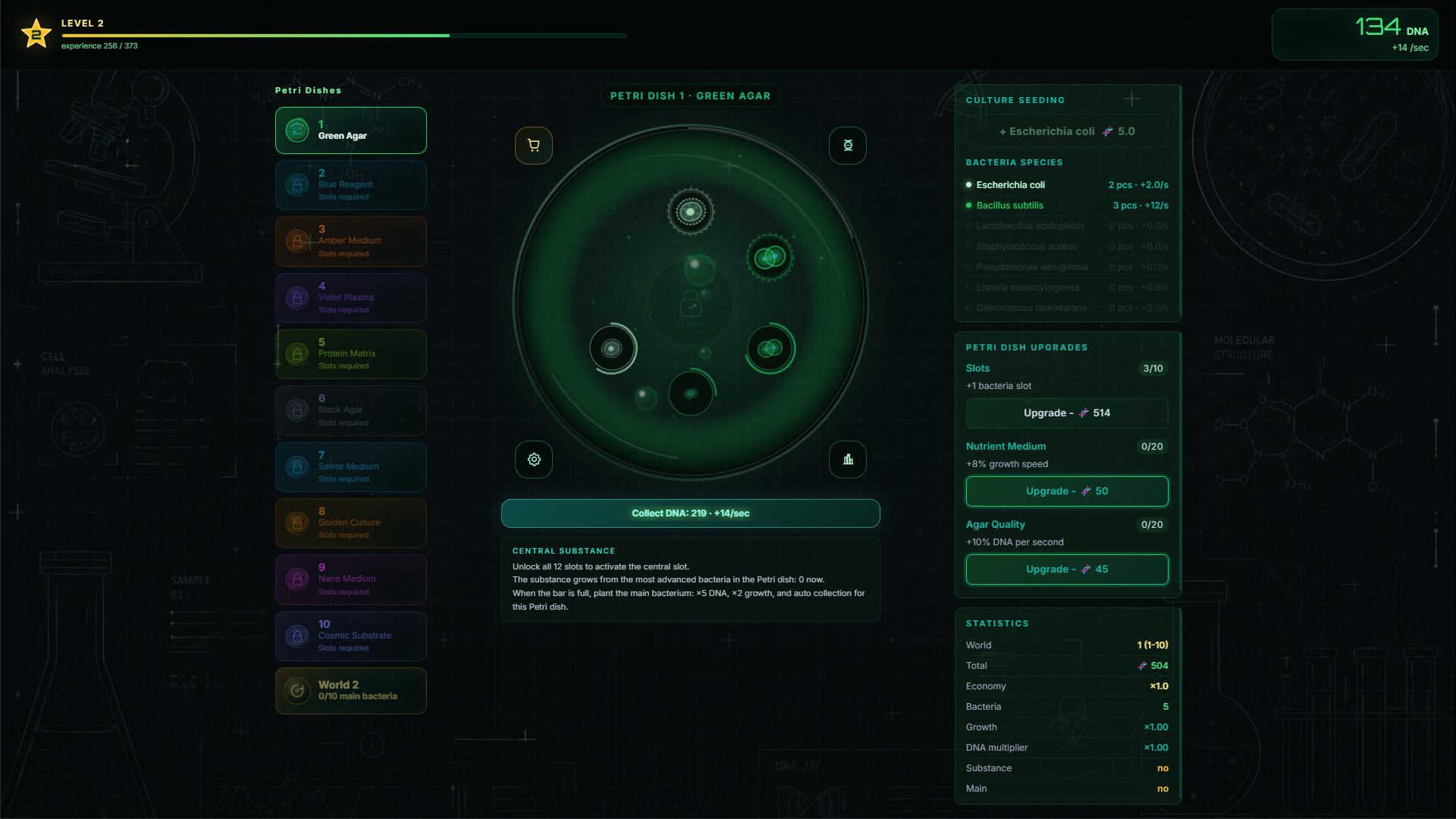 Bacteria Laboratory — screenshot 1
