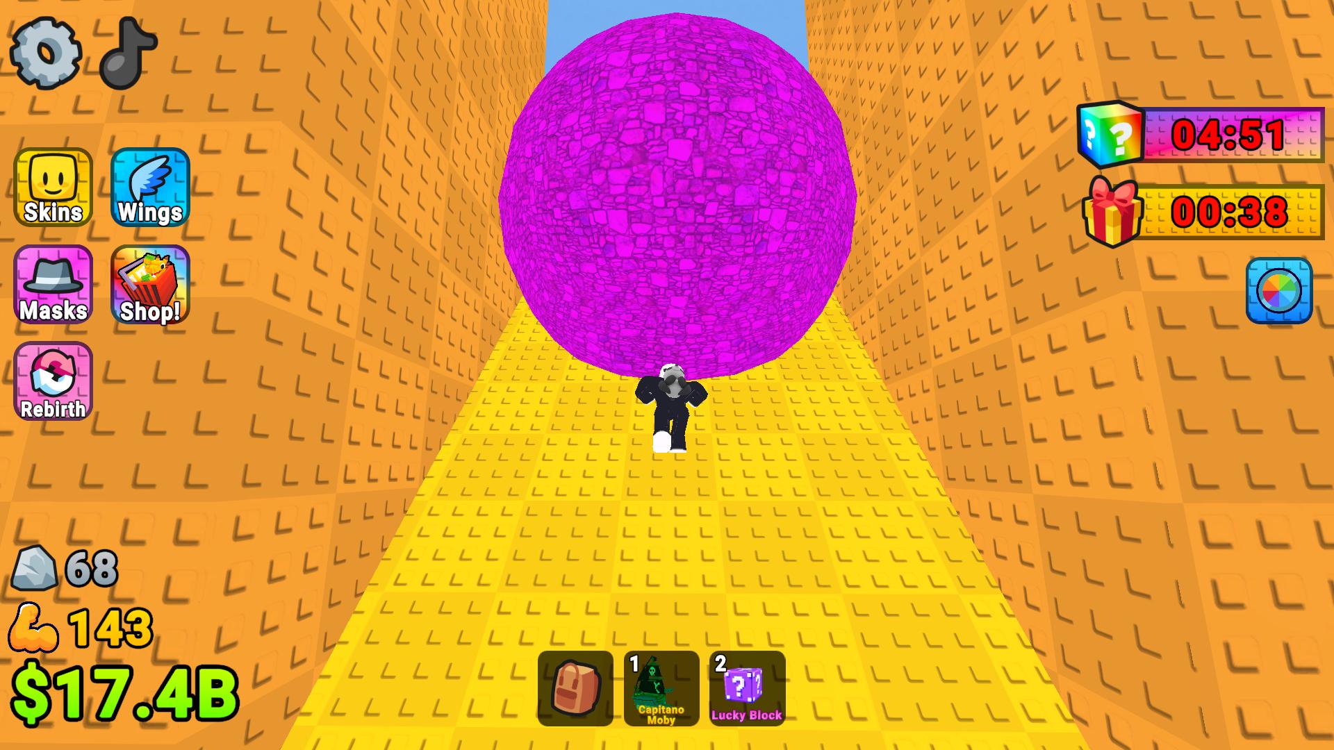 Obby: Push Rock For Brainrots — screenshot 1