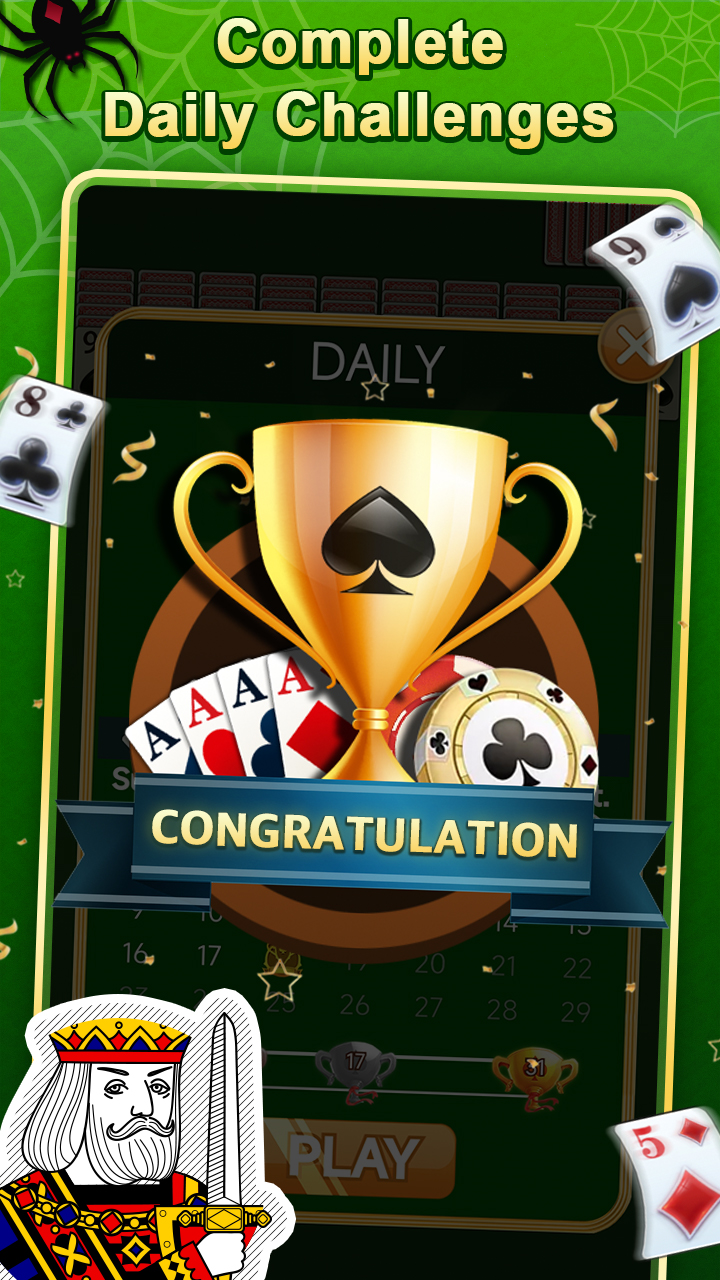 Spider King : Solitaire Game screenshot 11
