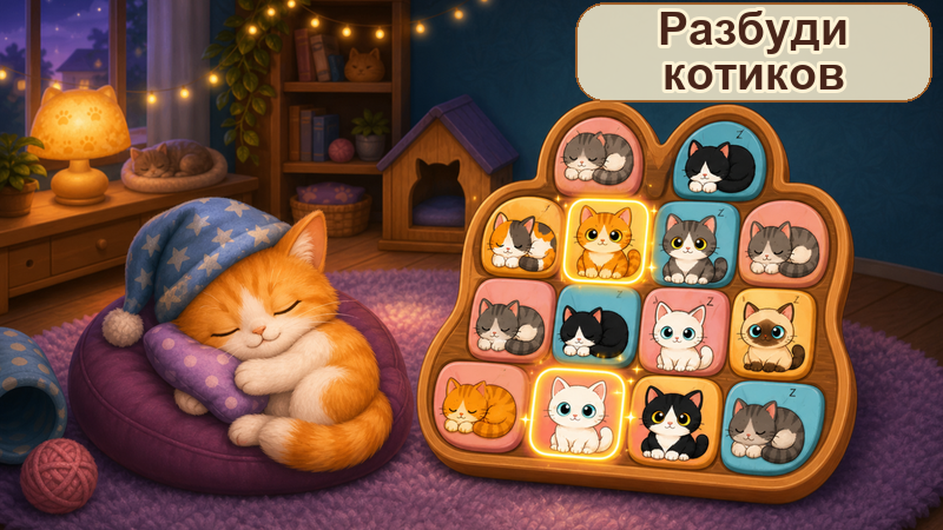 Разбуди котиков — screenshot 2