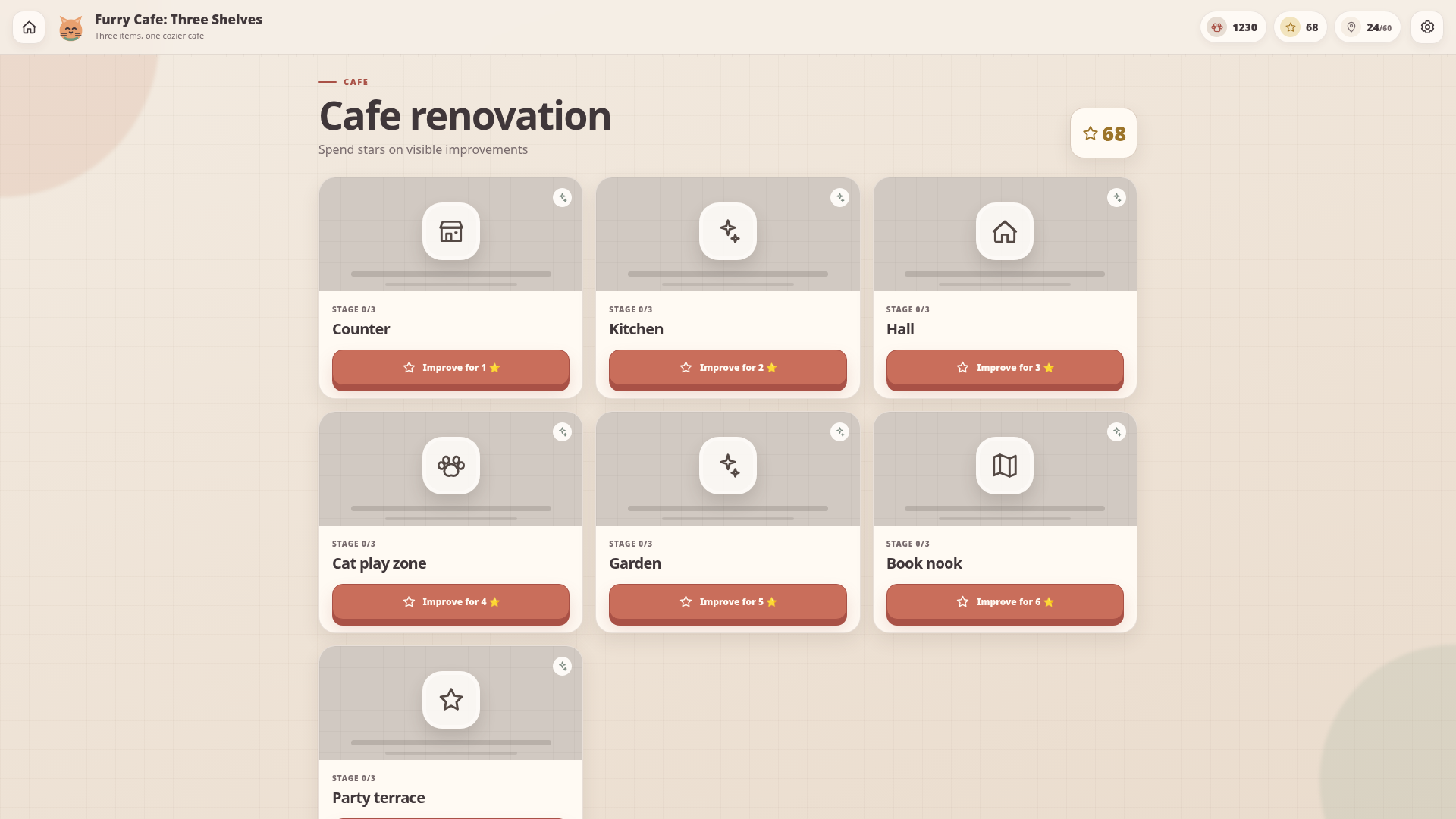 Furry Cafe: Three Shelves — screenshot 4