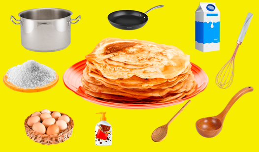 Pancakes - cooking food for children ASMR  loading=