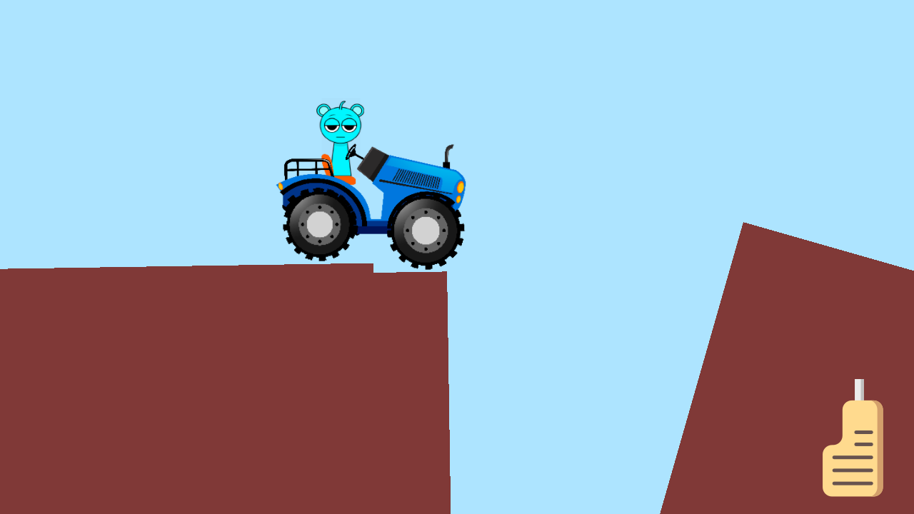 Sprunki Blue Tractor screenshot