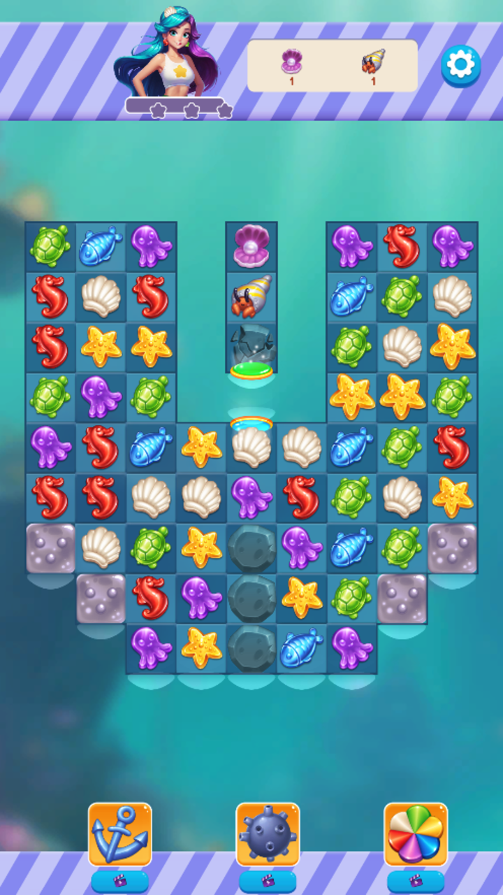 Underwater Adventures: Match 3 screenshot 4