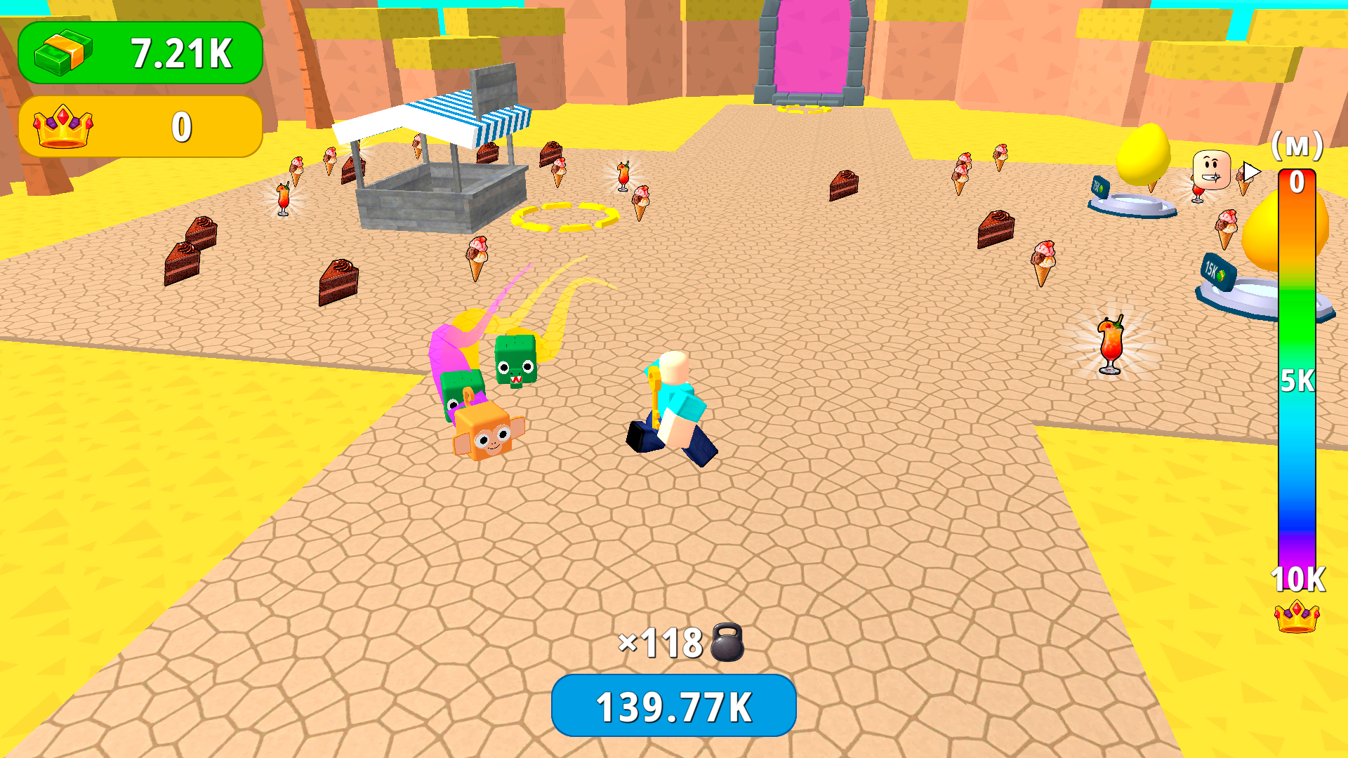Obby: Eat and Bungee Jump! — screenshot 6