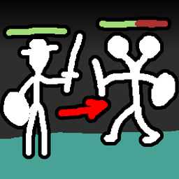 Нарисованный Человечек: побег и сражения!