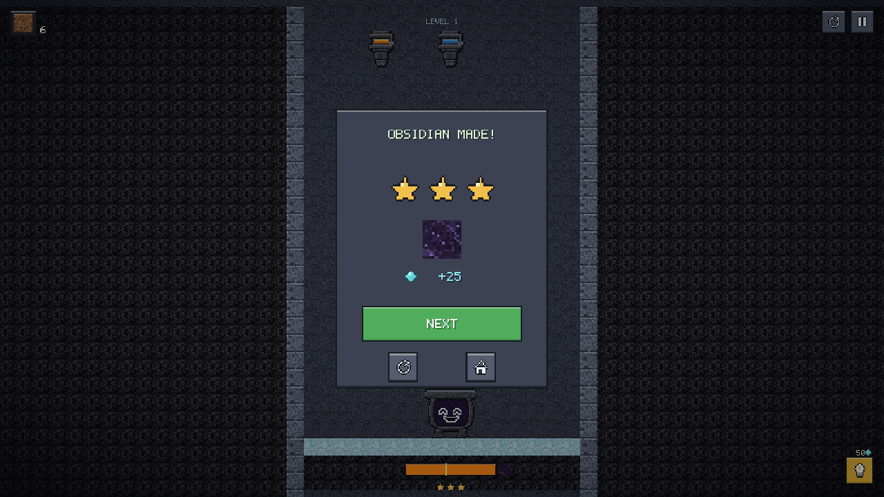 Happy Cauldron. Make Obsidian! — screenshot 3