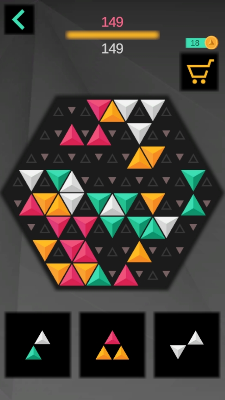 Three triangles screenshot 4