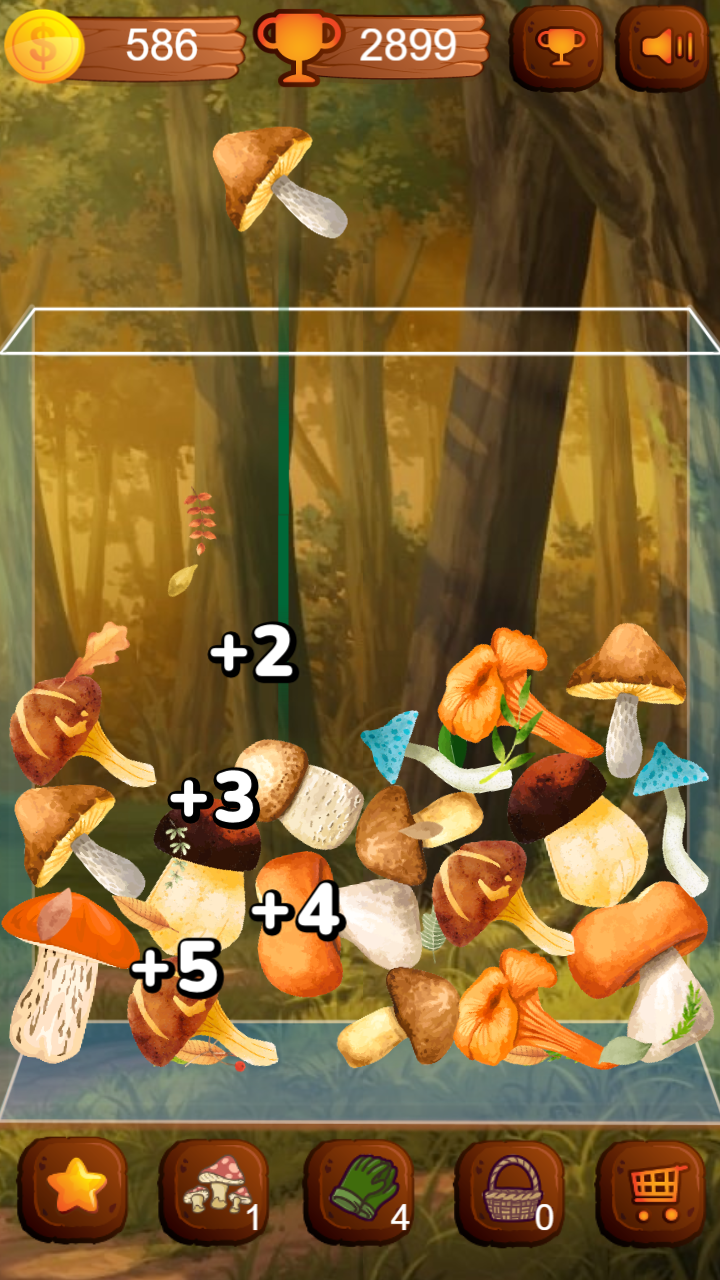 Mushrooms Merge 2048! Collect all screenshot 11