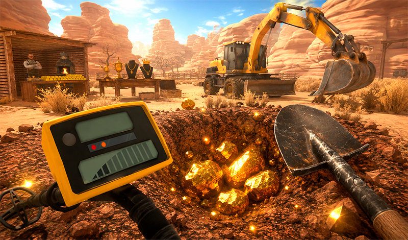 Gold Rush: Gold Simulator 3D game cover
