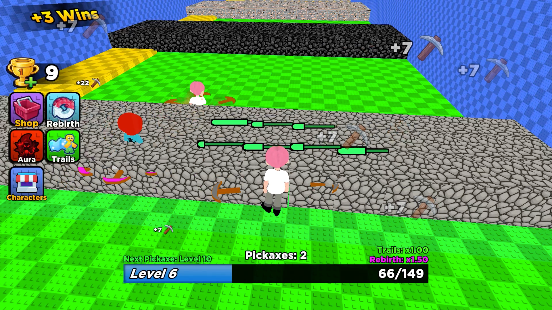 Obby: +1 Pickaxe for Breaking Blocks screenshot