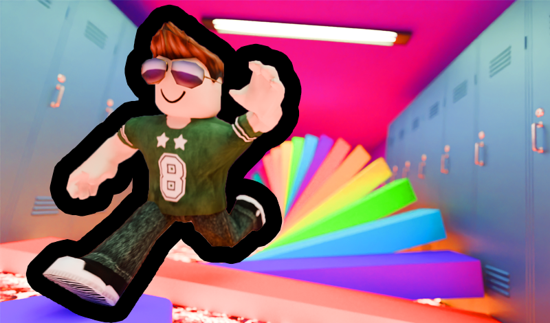 Obby: Escape from school! game cover