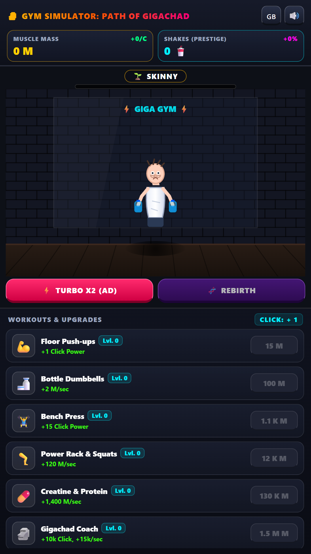 Gym Simulator: Path of Gigachad screenshot 4