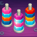 Bolts and Nuts Color Sorting