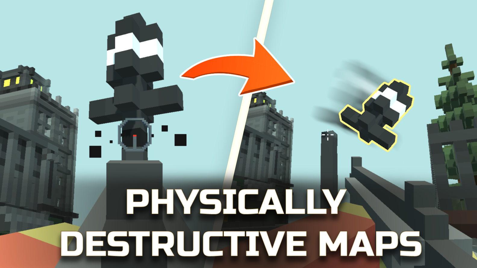 Red & Blue: Online. Build! Destroy! Fight! — screenshot 2