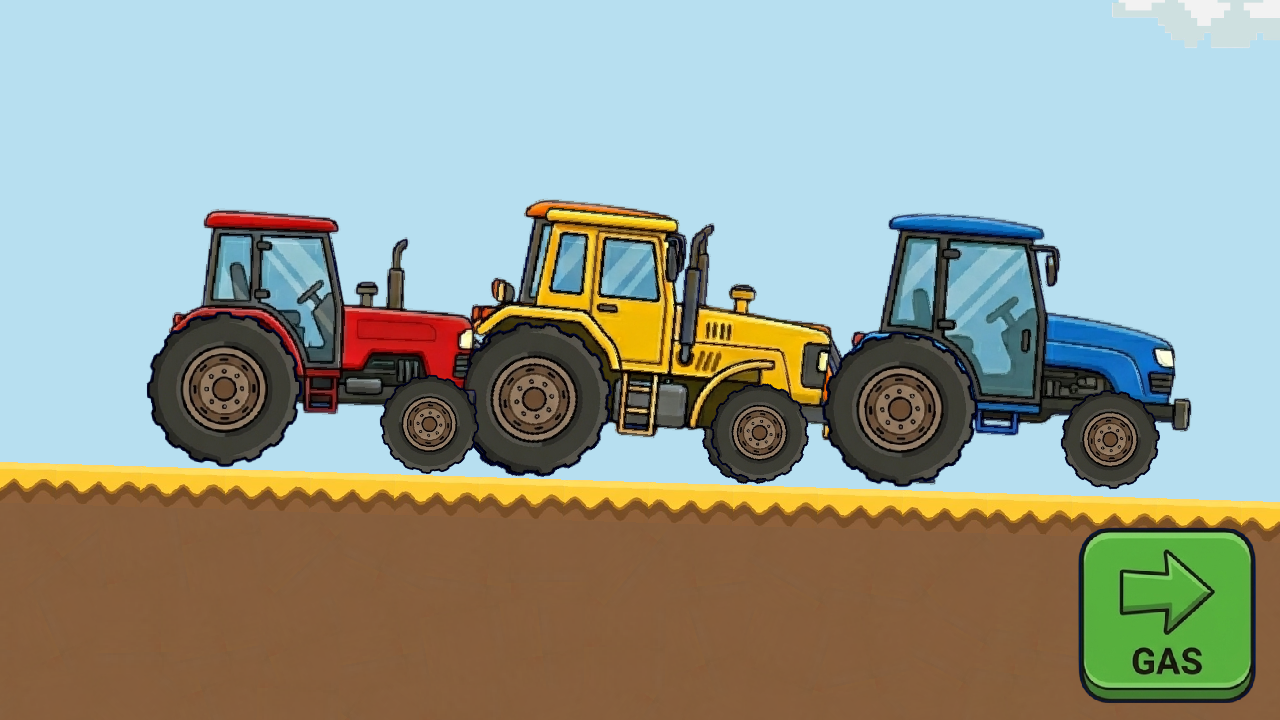 Tractor racing online screenshot