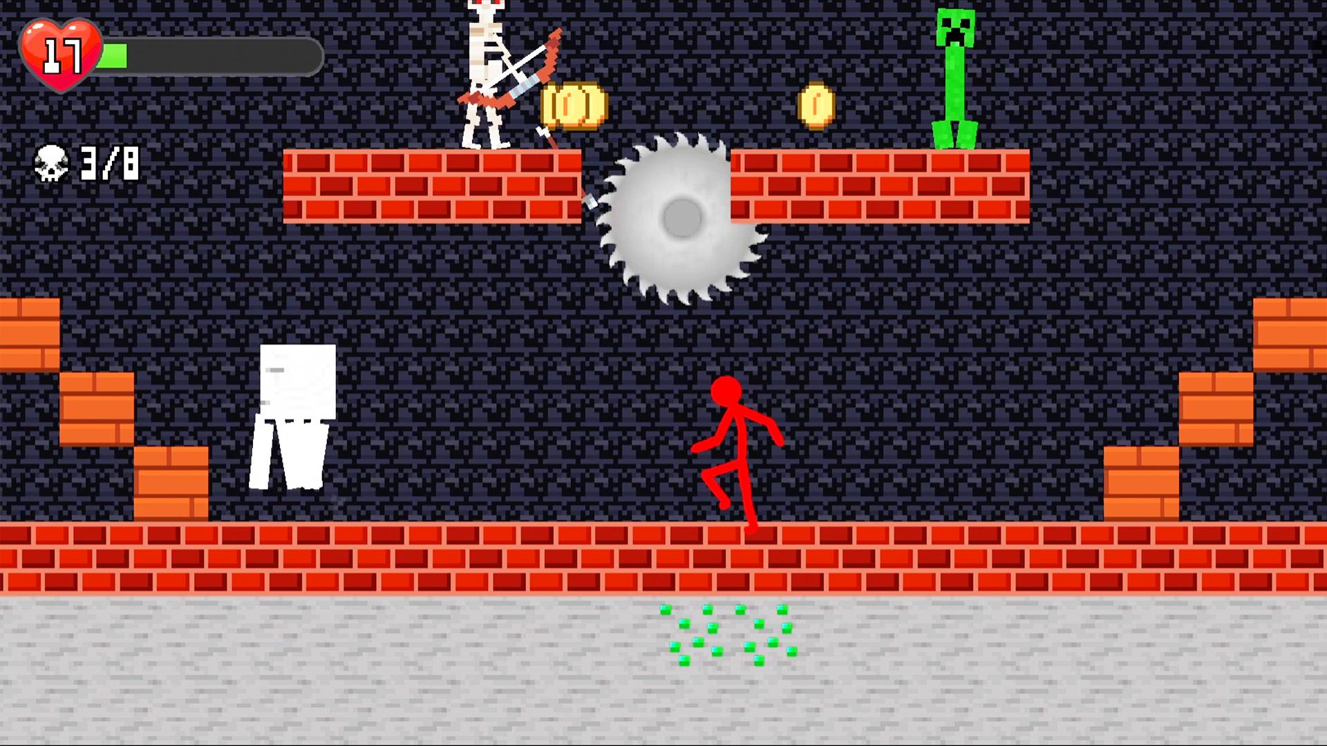 Red Stickman vs Monster School screenshot
