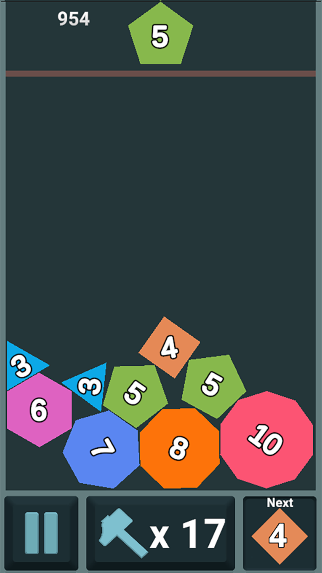 Shape Evolution: 2048 Number Merge screenshot 4