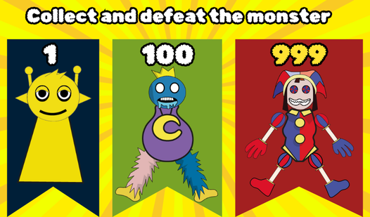 Collect and defeat the monster