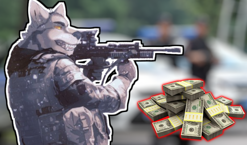 Furry bank robbery game cover