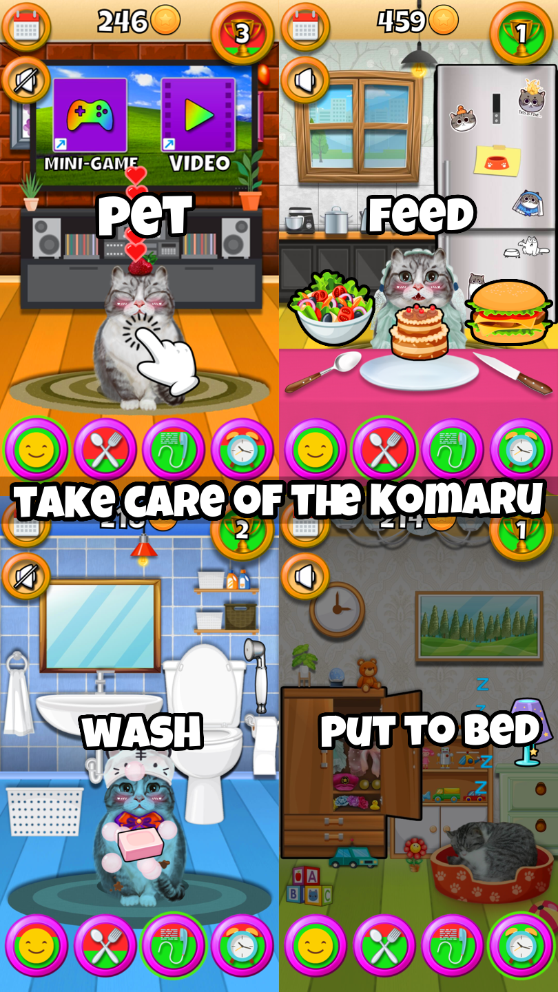 Komaru cat screenshot 5