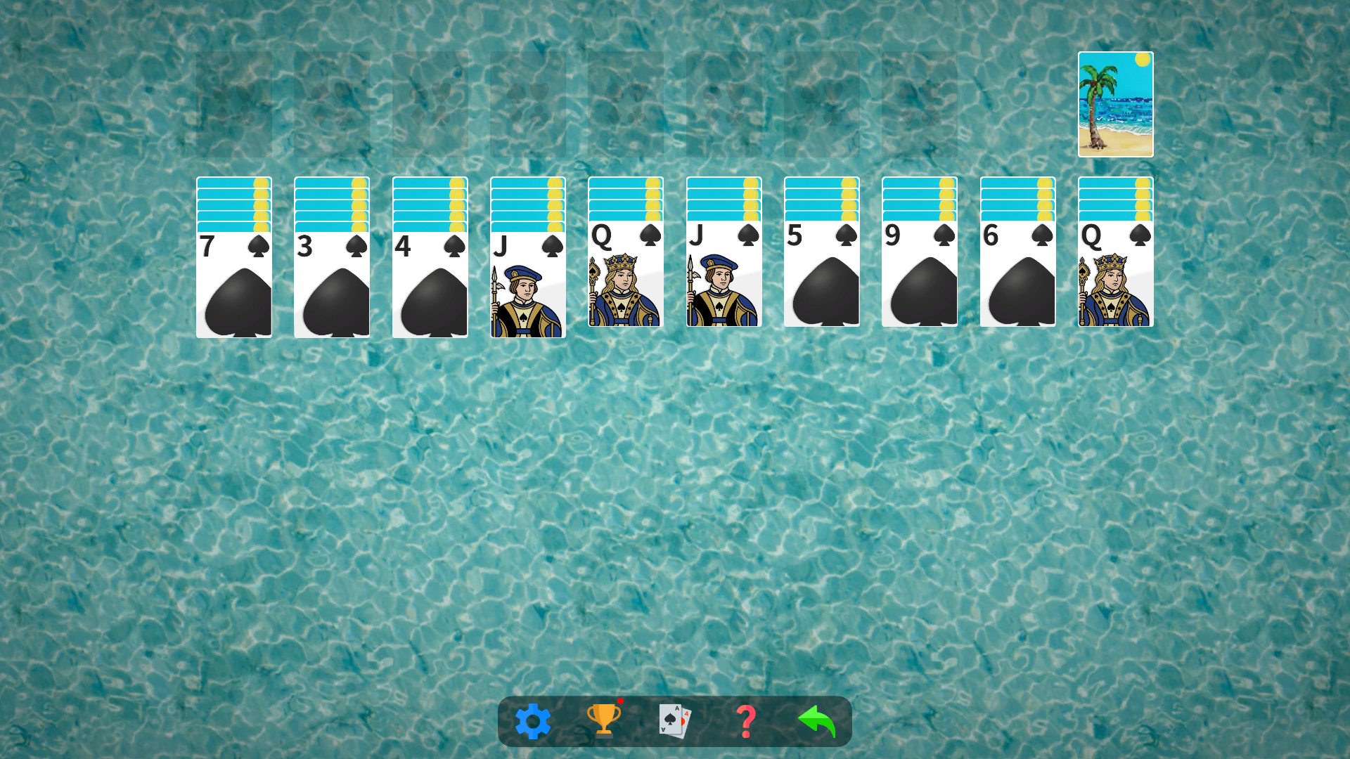 Лёгкий Пасьянс Паук — screenshot 2