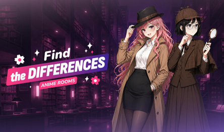 Find the Differences: Anime Rooms