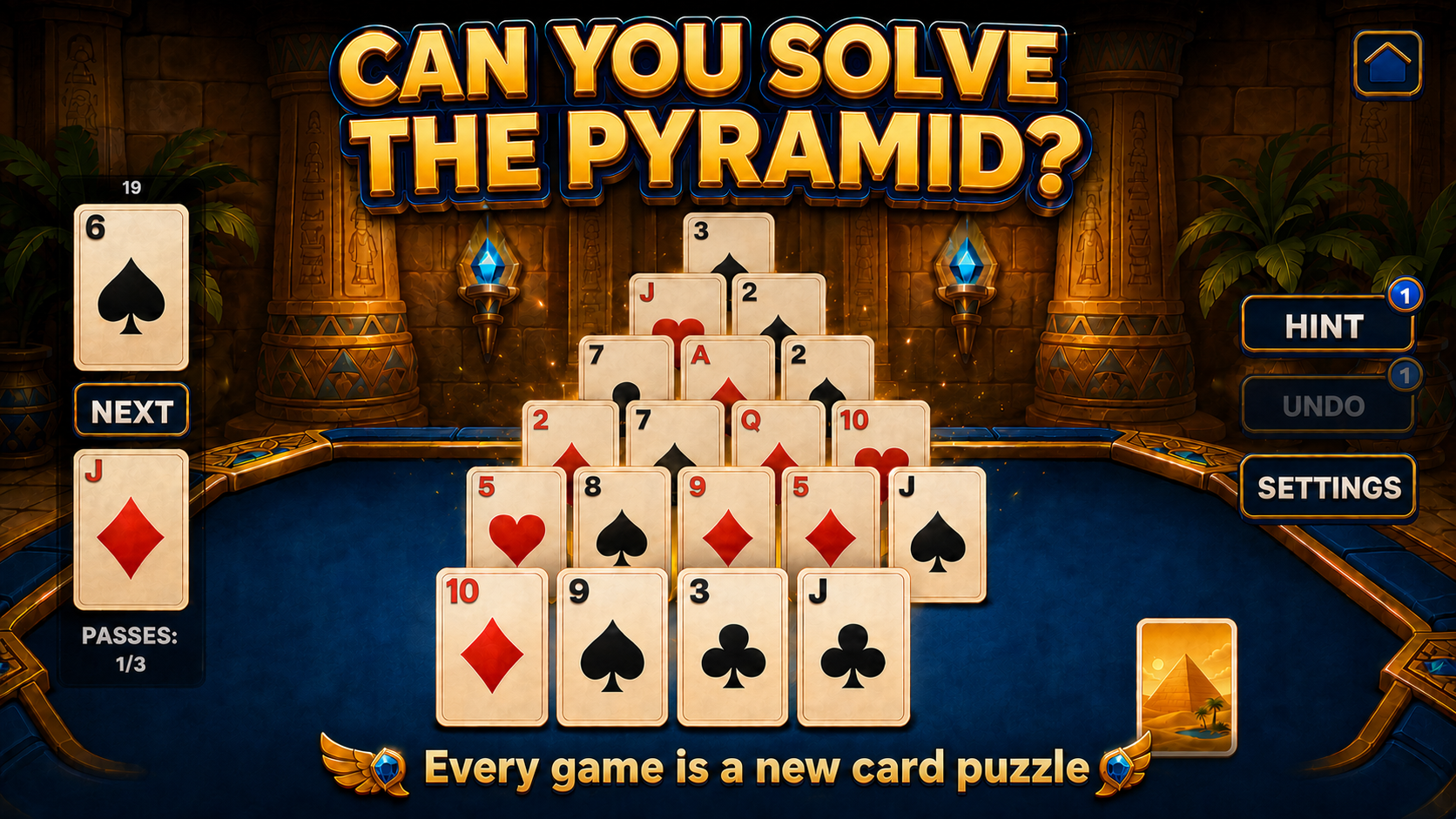 Pyramid of Treasures Solitaire — screenshot 10