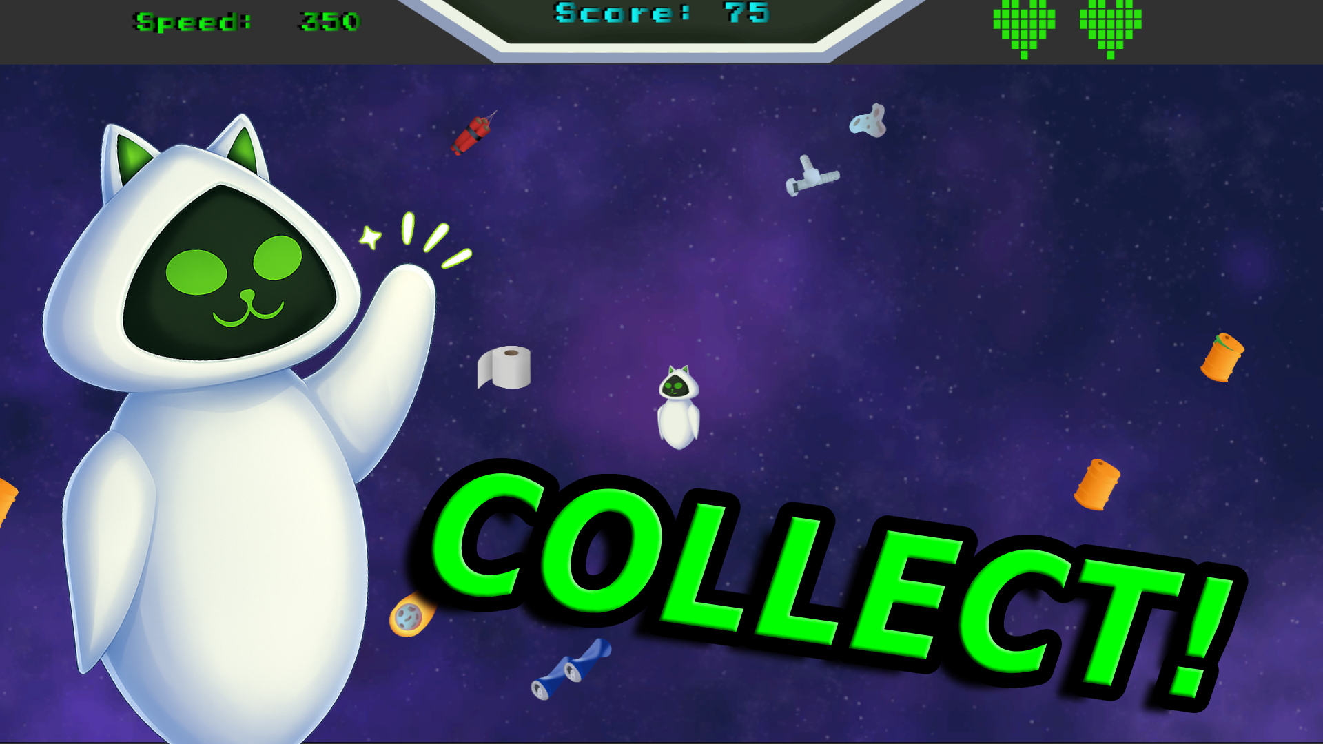 Space Junk Hunt: Watch Out for Asteroids! — screenshot 1