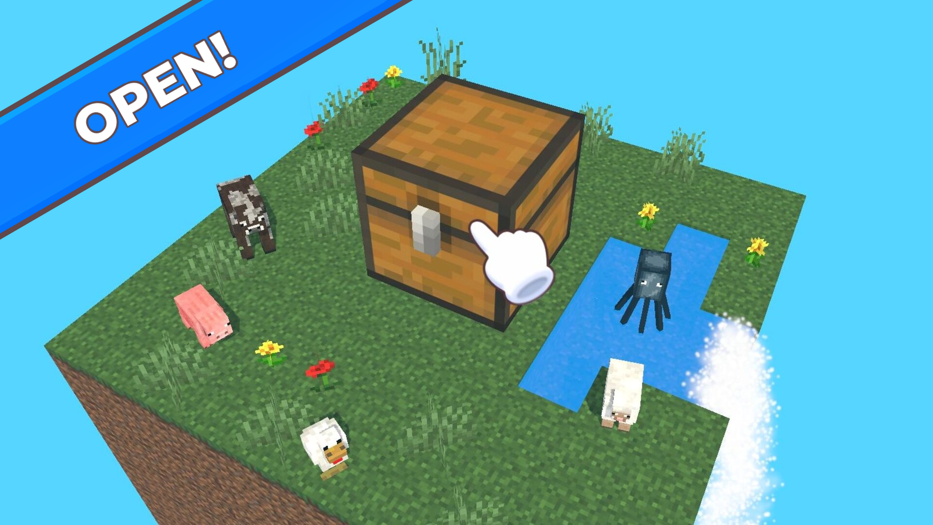 Mine cases: fill out the Skyblock! screenshot