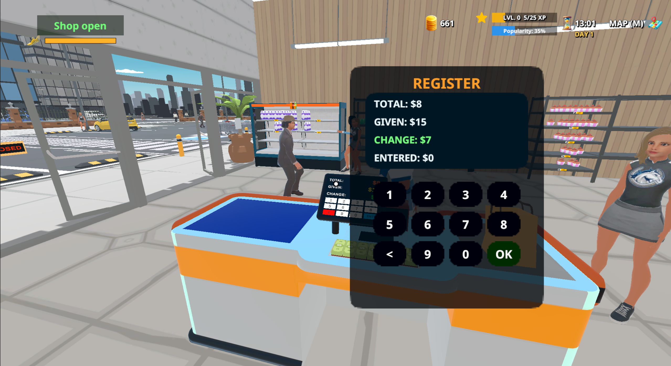 Supermarket: Shelves & profits — screenshot 3