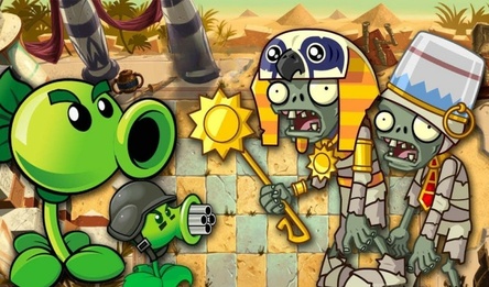 Plants vs Zombies. Desert Biome