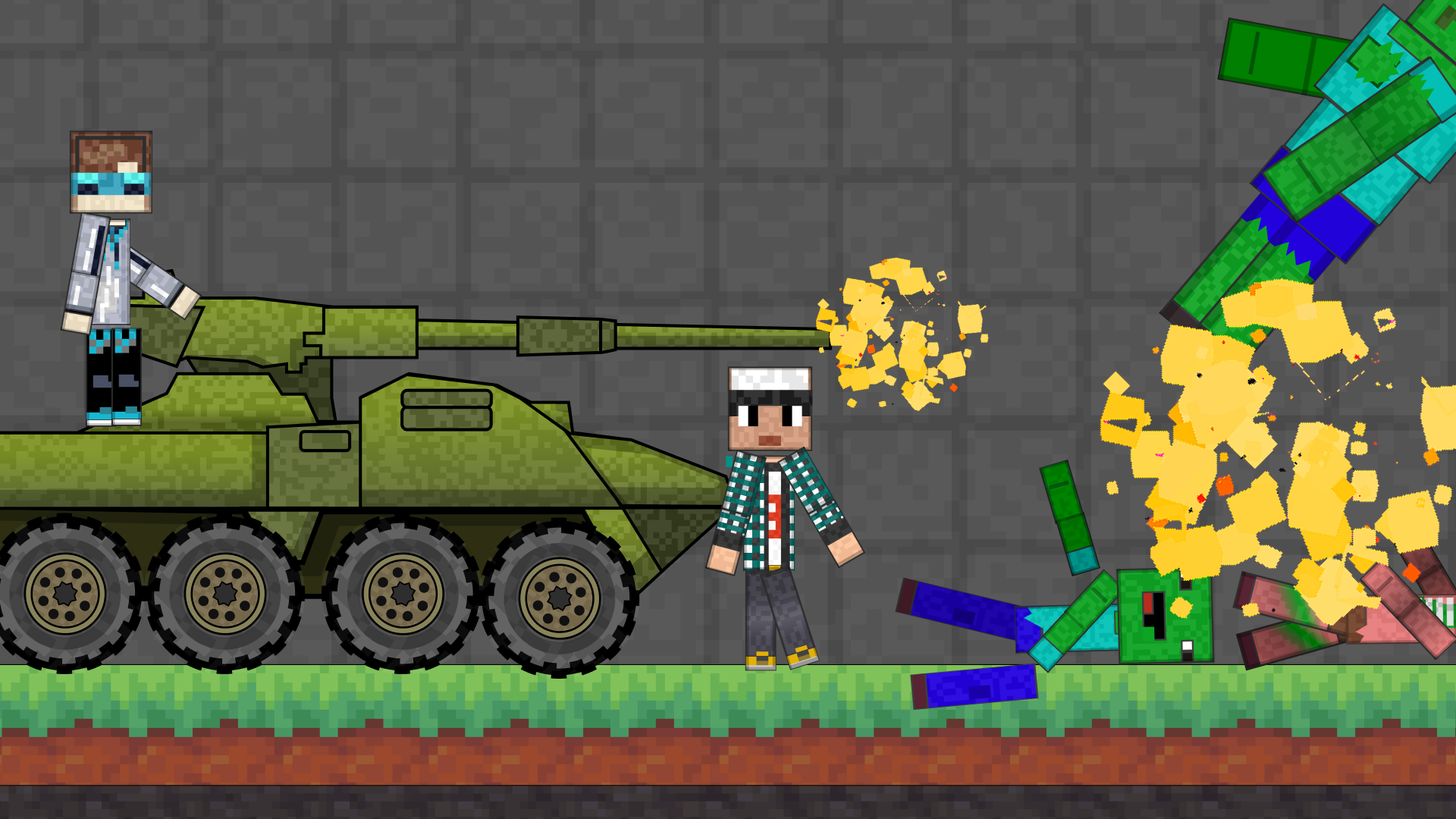 Noob Playground War Mod screenshot