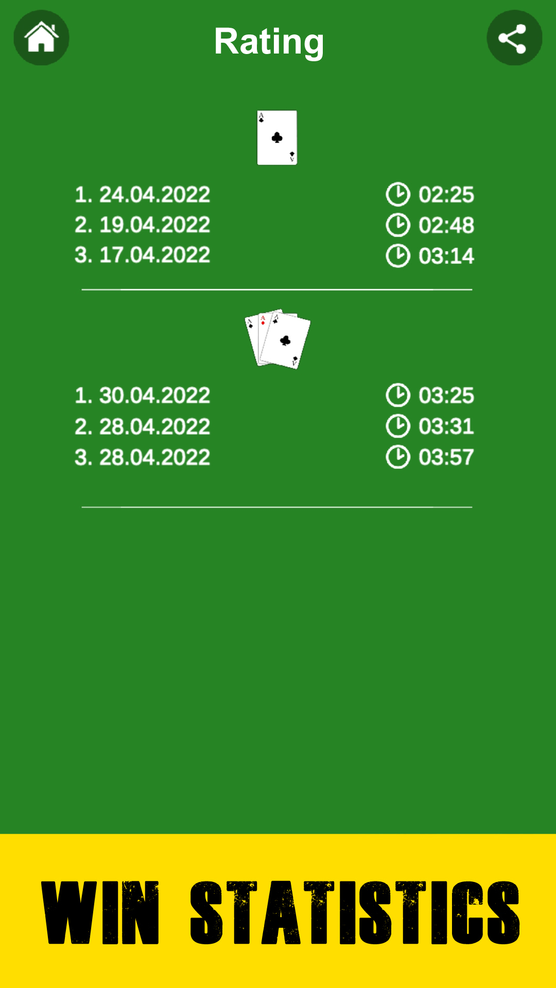 Solitaire 1/3 cards screenshot 7