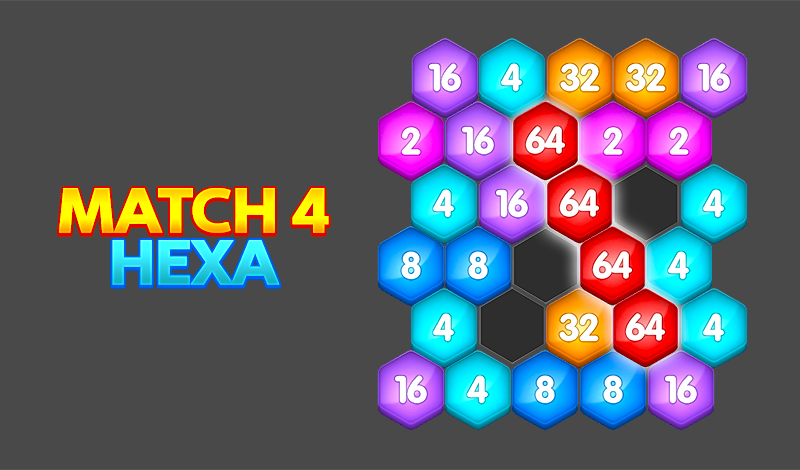 Match 4 Hexa game cover