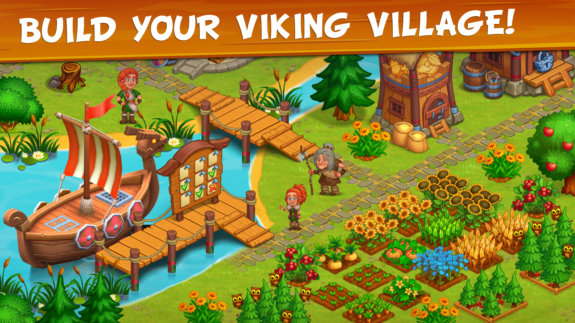 Vikings and Dragon Island Farm screenshot