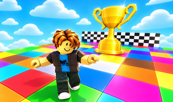 Stand on the right color, Robby!