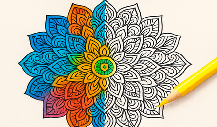 Anti-stress Coloring for Adults ASMR
