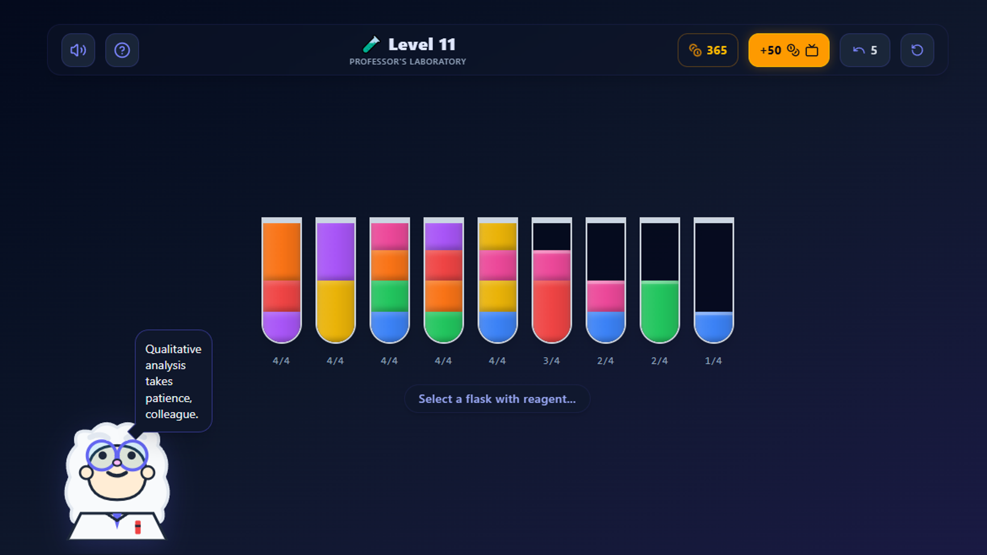 Professor Laboratory screenshot