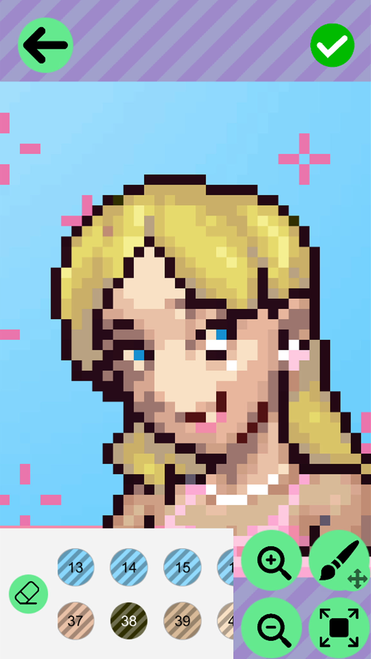 Color by number: Barbie screenshot 6