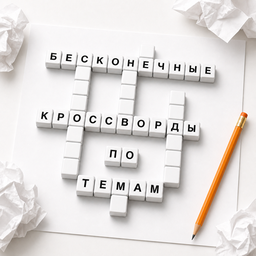 Бесконечные кроссворды по темам