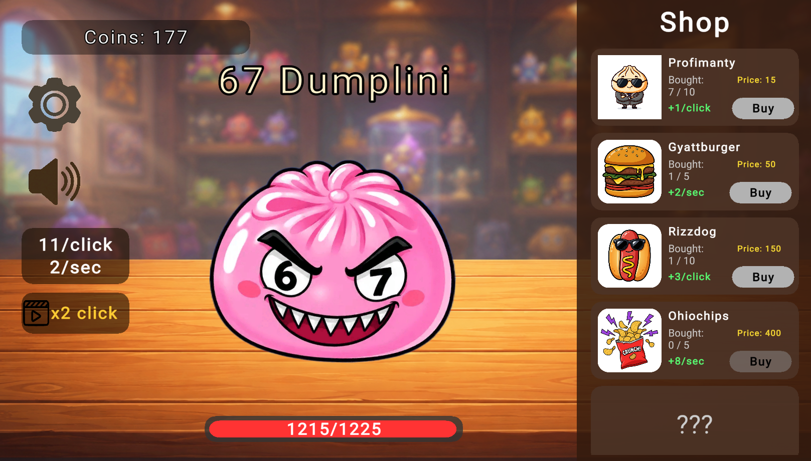 Toothy Squish Dumplings: Clicker — screenshot 3