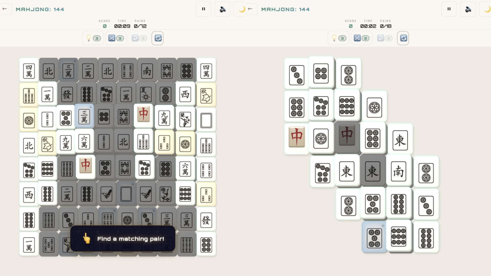 Mahjong: 144 — screenshot 2
