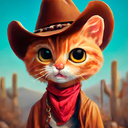 Find all the cats in the wild west