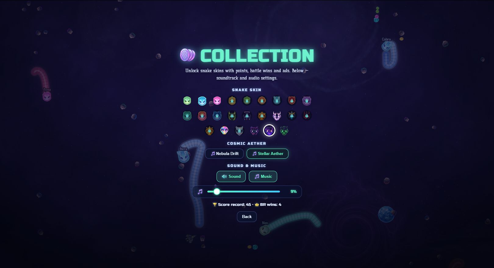 COSMOSNAKE: Meteor Devourer — screenshot 2