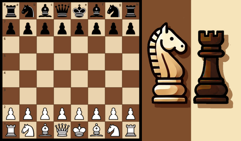 Chess with a computer game cover