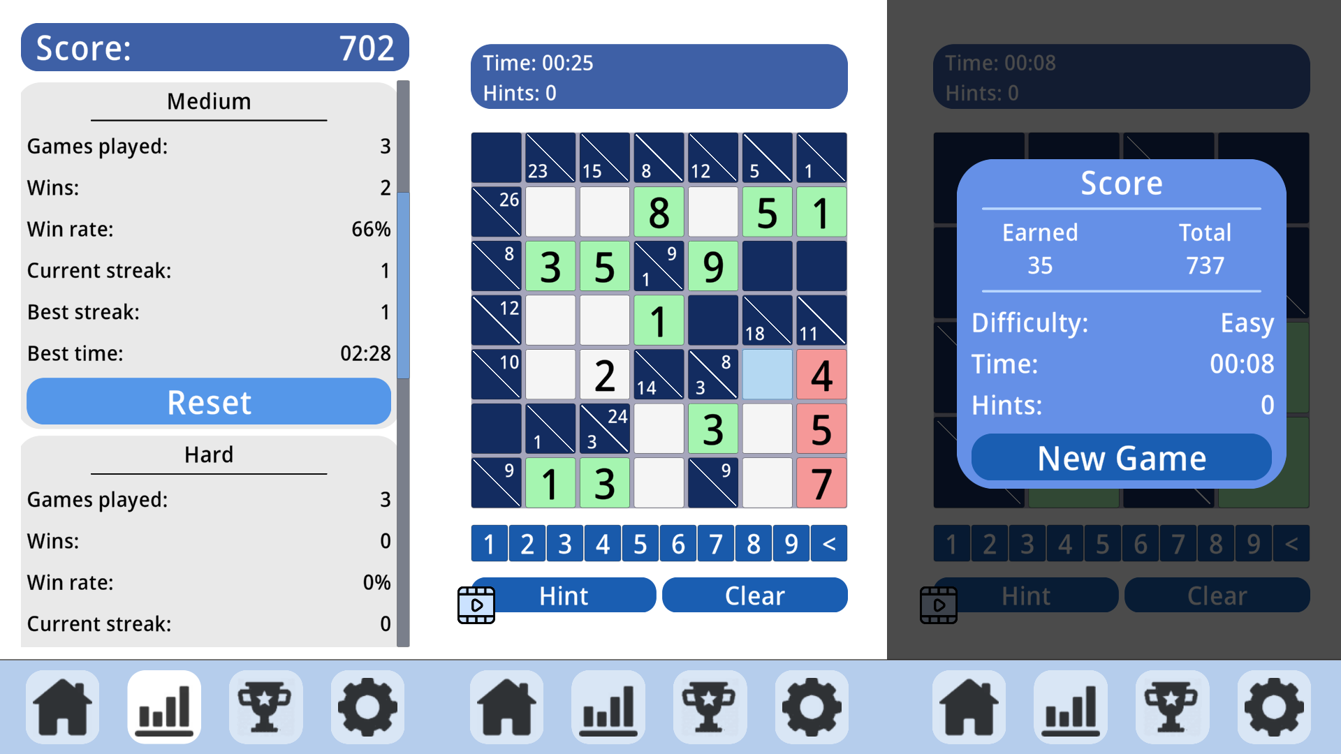Kakuro - The New Sudoku & Crossword — screenshot 1