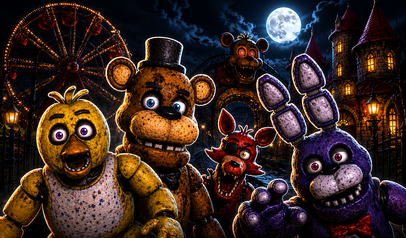 FNAF - Five nights in scary park game cover